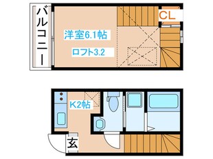 D-CASA文化町の物件間取画像